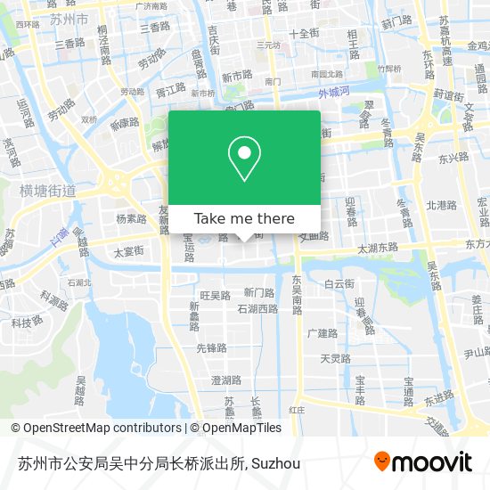 苏州市公安局吴中分局长桥派出所 map