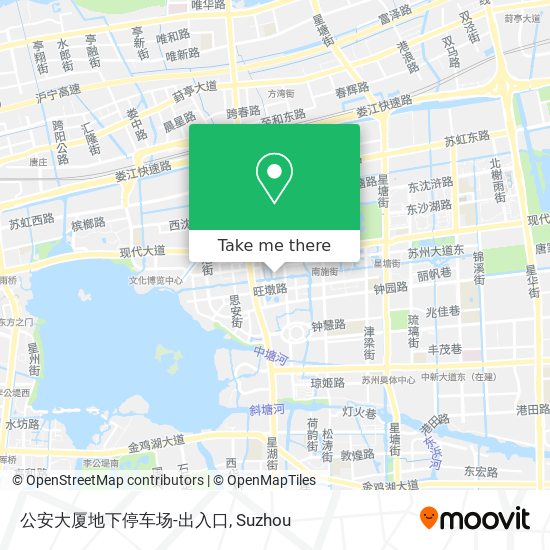 公安大厦地下停车场-出入口 map