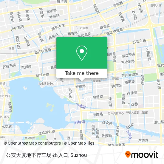 公安大厦地下停车场-出入口 map