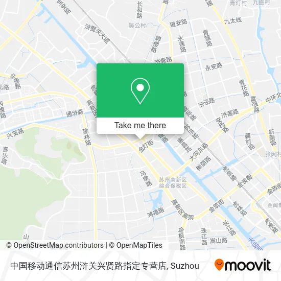 中国移动通信苏州浒关兴贤路指定专营店 map