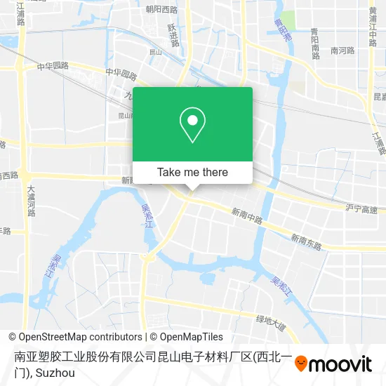 南亚塑胶工业股份有限公司昆山电子材料厂区(西北一门) map
