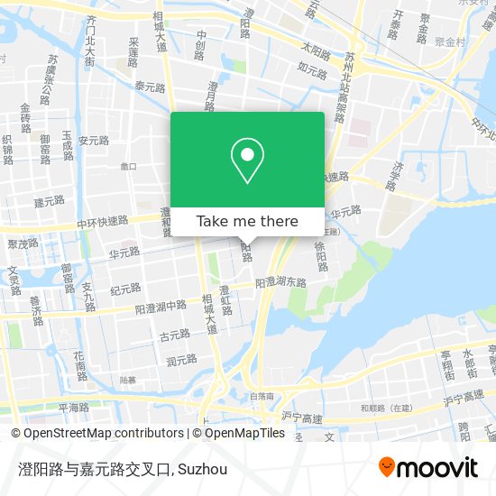 澄阳路与嘉元路交叉口 map