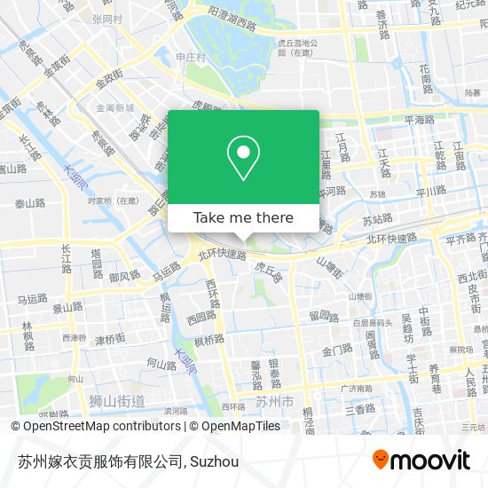 苏州嫁衣贡服饰有限公司 map