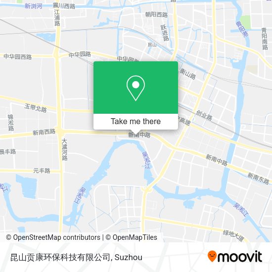 昆山贡康环保科技有限公司 map