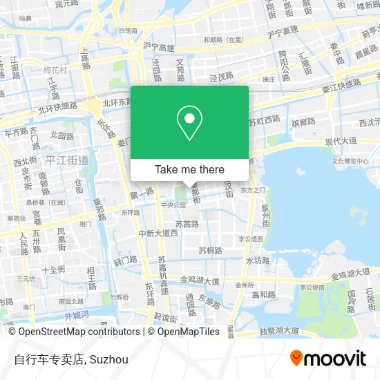 自行车专卖店 map