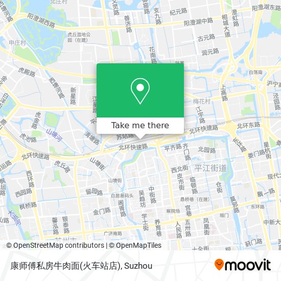 康师傅私房牛肉面(火车站店) map
