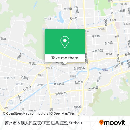 苏州市木渎人民医院CT室-磁共振室 map