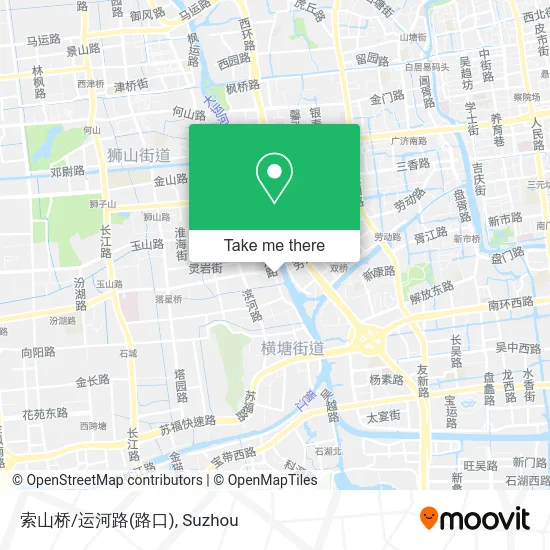 索山桥/运河路(路口) map