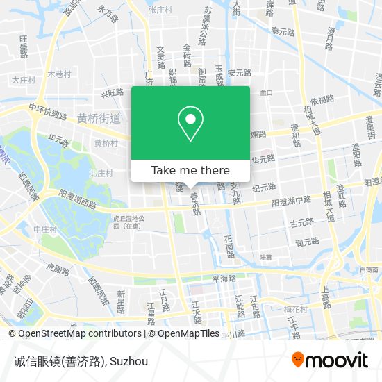诚信眼镜(善济路) map