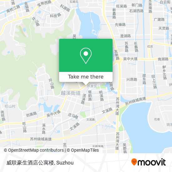 威联豪生酒店公寓楼 map