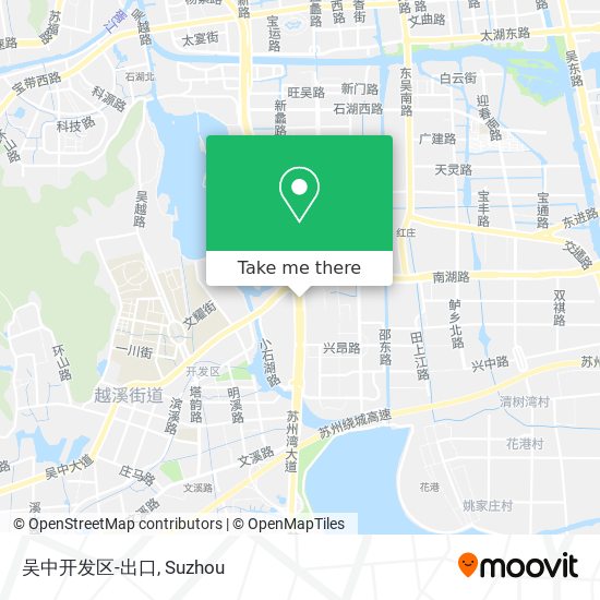 吴中开发区-出口 map