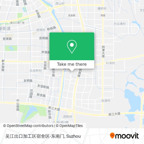 吴江出口加工区宿舍区-东南门 map