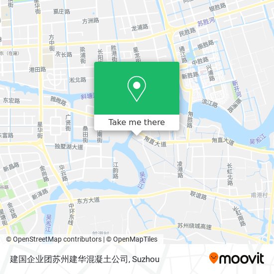 建国企业团苏州建华混凝土公司 map