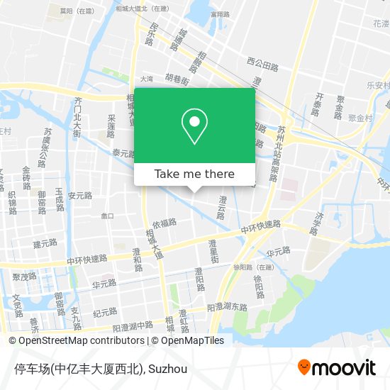 停车场(中亿丰大厦西北) map