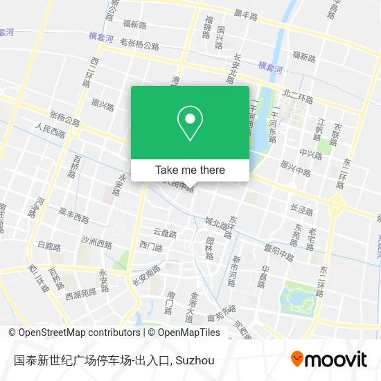 国泰新世纪广场停车场-出入口 map
