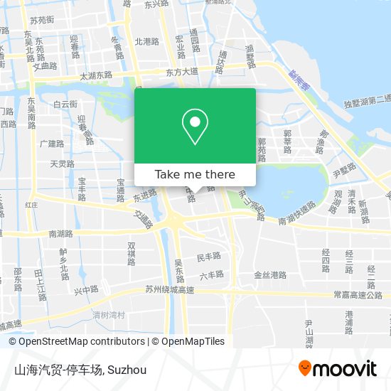 山海汽贸-停车场 map