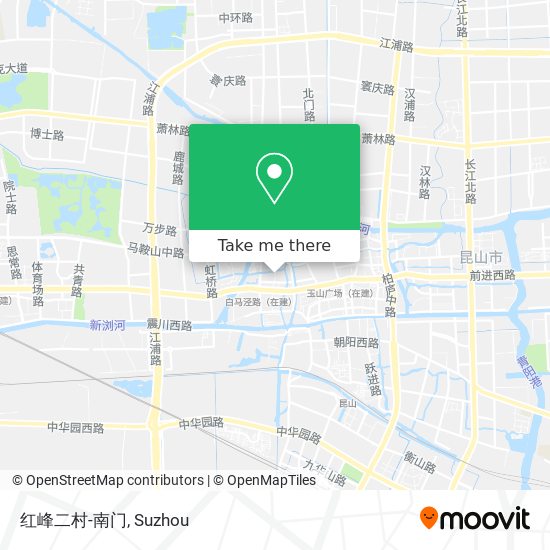 红峰二村-南门 map