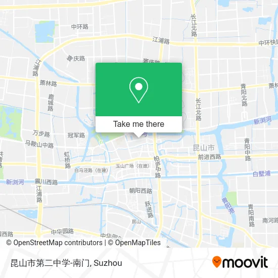昆山市第二中学-南门 map