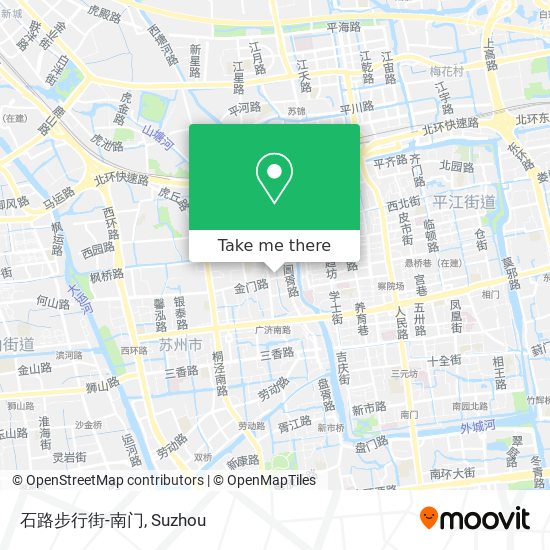 石路步行街-南门 map