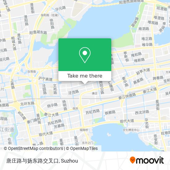 唐庄路与扬东路交叉口 map