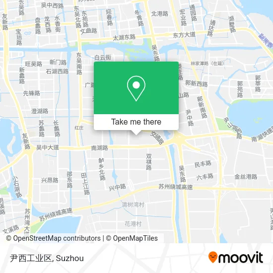 尹西工业区 map