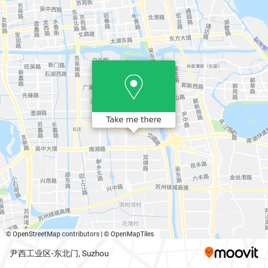 尹西工业区-东北门 map