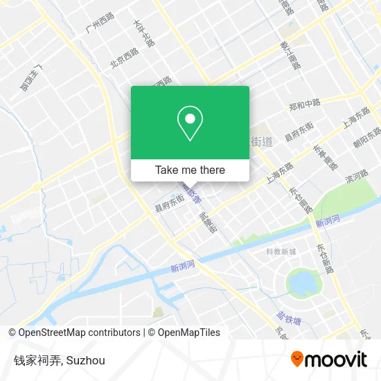 钱家祠弄 map