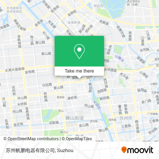 苏州帆鹏电器有限公司 map