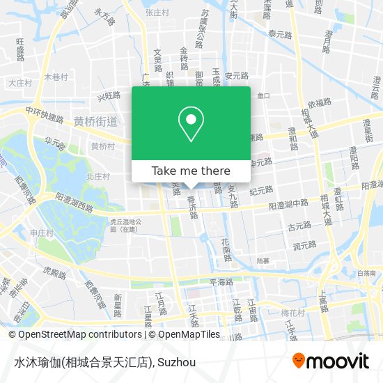 水沐瑜伽(相城合景天汇店) map