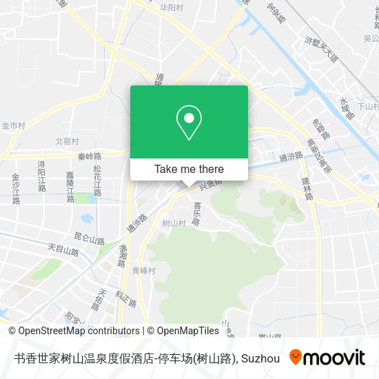 书香世家树山温泉度假酒店-停车场(树山路) map