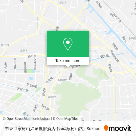 书香世家树山温泉度假酒店-停车场(树山路) map