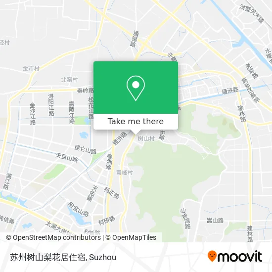 苏州树山梨花居住宿 map