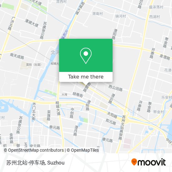 苏州北站-停车场 map