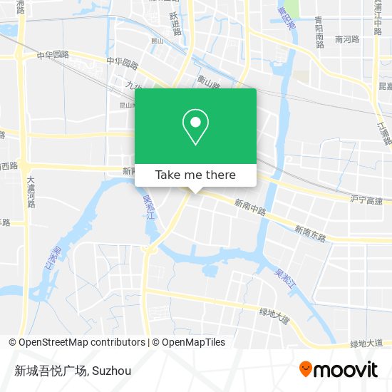新城吾悦广场 map