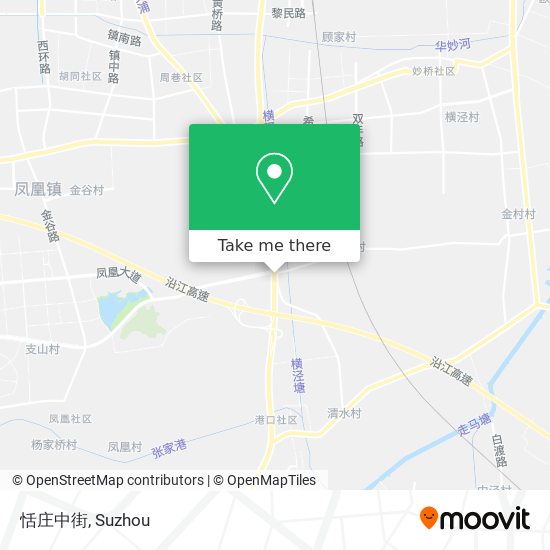 恬庄中街 map