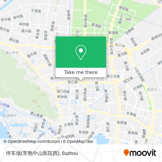 停车场(常熟中山医院西) map