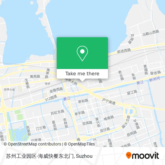 苏州工业园区-海威快餐东北门 map