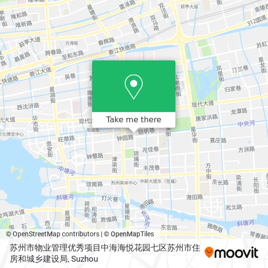 苏州市物业管理优秀项目中海海悦花园七区苏州市住房和城乡建设局 map