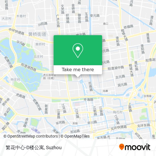 繁花中心-D楼公寓 map