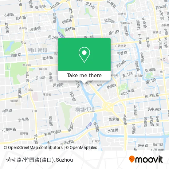 劳动路/竹园路(路口) map