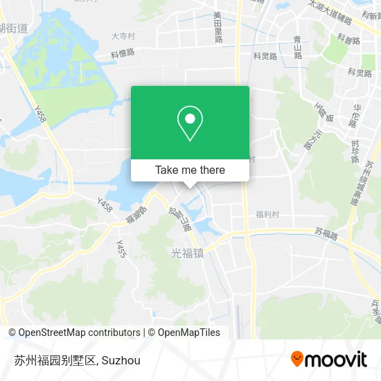 苏州福园别墅区 map