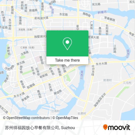 苏州得福园放心早餐有限公司 map