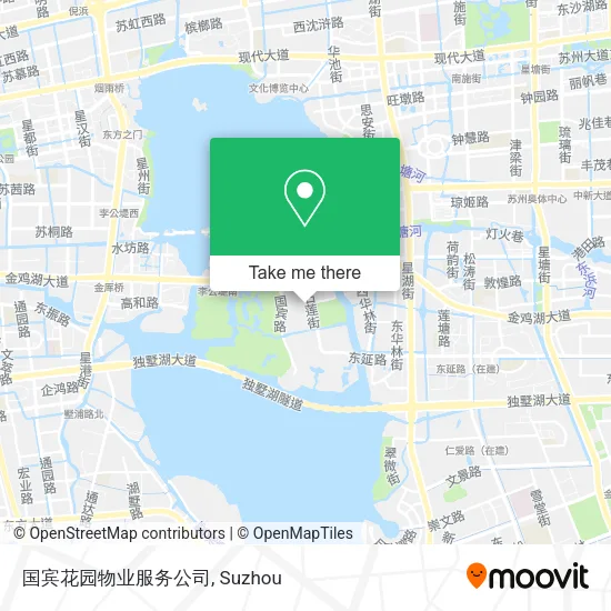 国宾花园物业服务公司 map