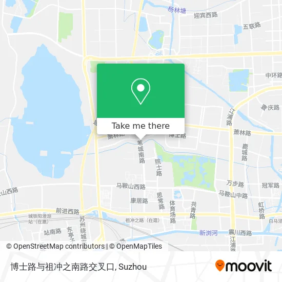 博士路与祖冲之南路交叉口 map
