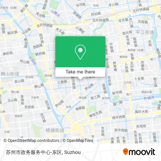 苏州市政务服务中心-东区 map