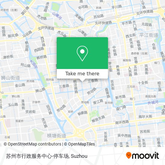 苏州市行政服务中心-停车场 map