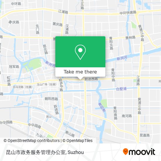 昆山市政务服务管理办公室 map
