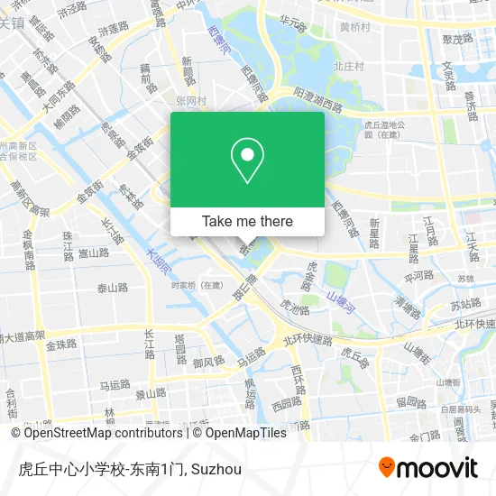 虎丘中心小学校-东南1门 map