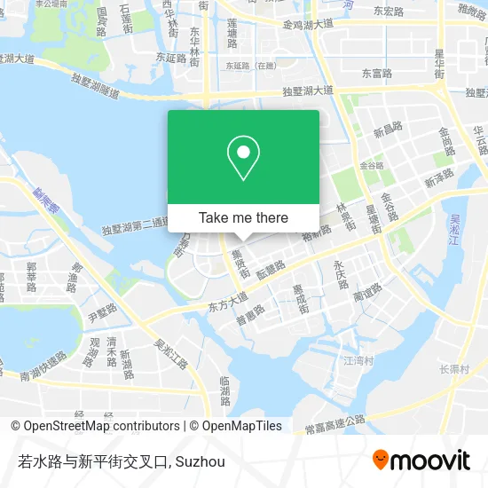 若水路与新平街交叉口 map