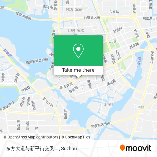东方大道与新平街交叉口 map